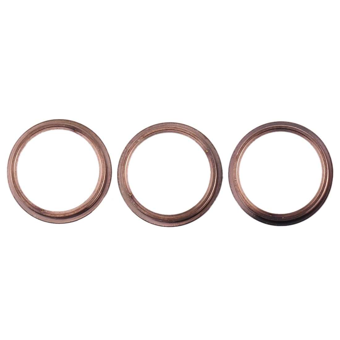 3 PCS Rear Camera Glass Lens Metal Protector Hoop Ring for iPhone 11 Pro & 11 Pro Max(Gold)