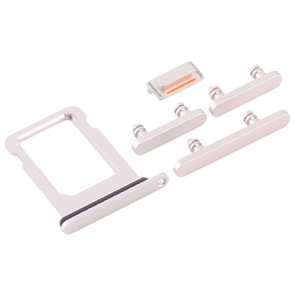 SIM Card Tray + Side Keys for iPhone 12 Mini(White)