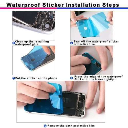 10 PCS Front Housing Adhesive for iPhone 12 Mini
