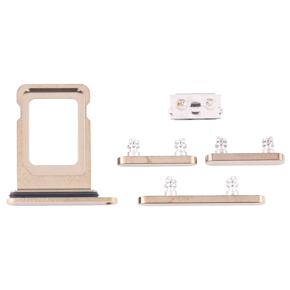 SIM Card Tray + Side Keys for iPhone 12 Pro Max(Gold)