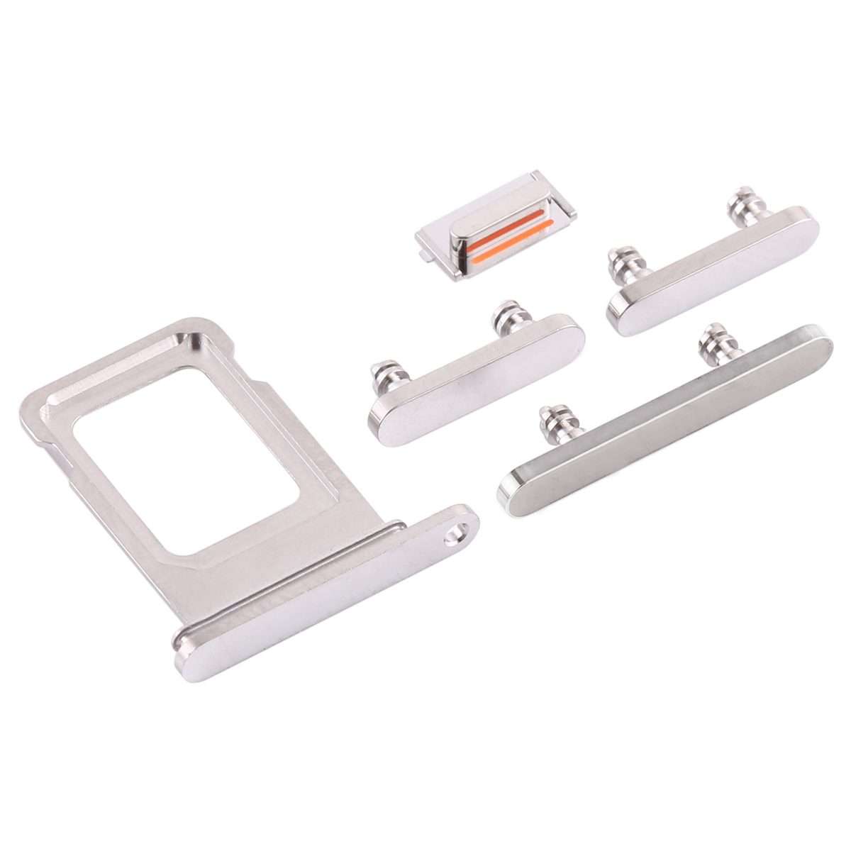 SIM Card Tray + SIM Card Tray + Side Keys for iPhone 12 Pro Max(White)