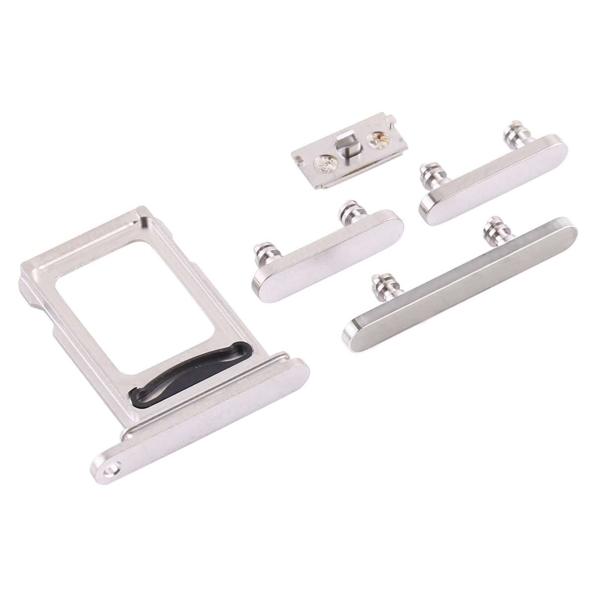 SIM Card Tray + SIM Card Tray + Side Keys for iPhone 12 Pro Max(White)
