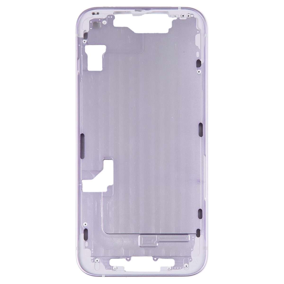 For iPhone 14 Middle Frame with Side Keys (Purple)