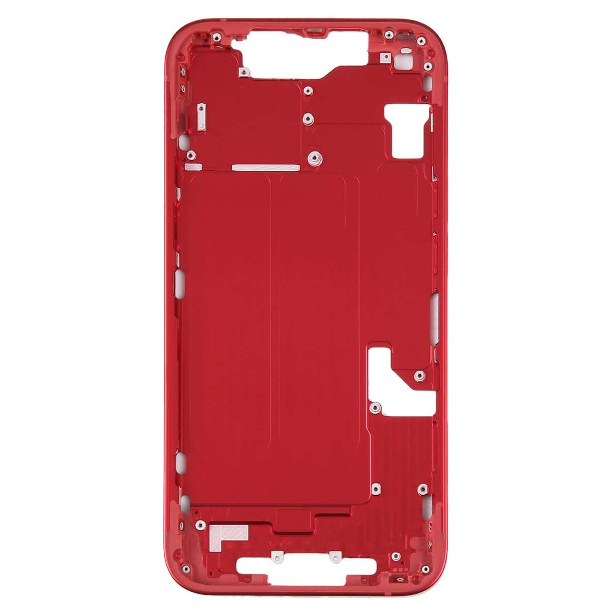 For iPhone 14 Middle Frame with Side Keys (Red)