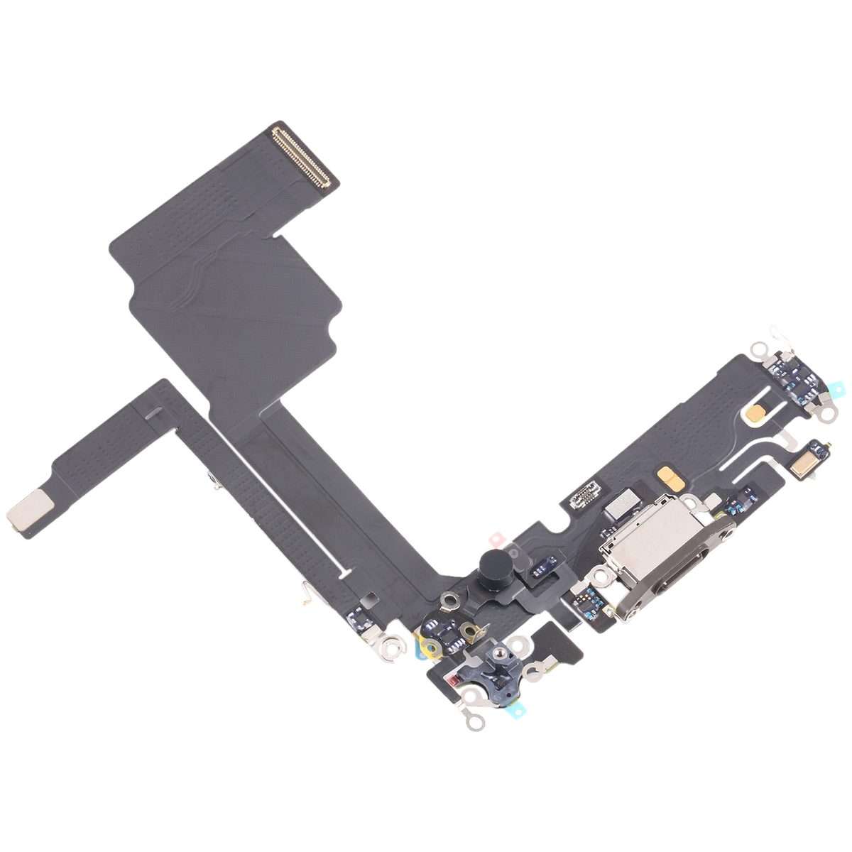 For iPhone 15 Pro Original Charging Port Flex Cable (Titanium Color)