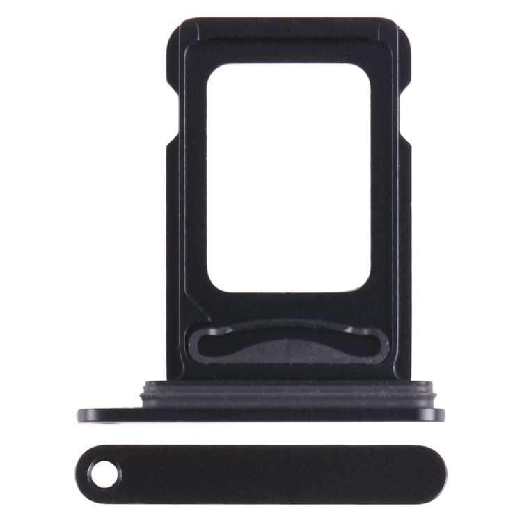 For iPhone 15 Plus SIM + SIM Card Tray (Black)