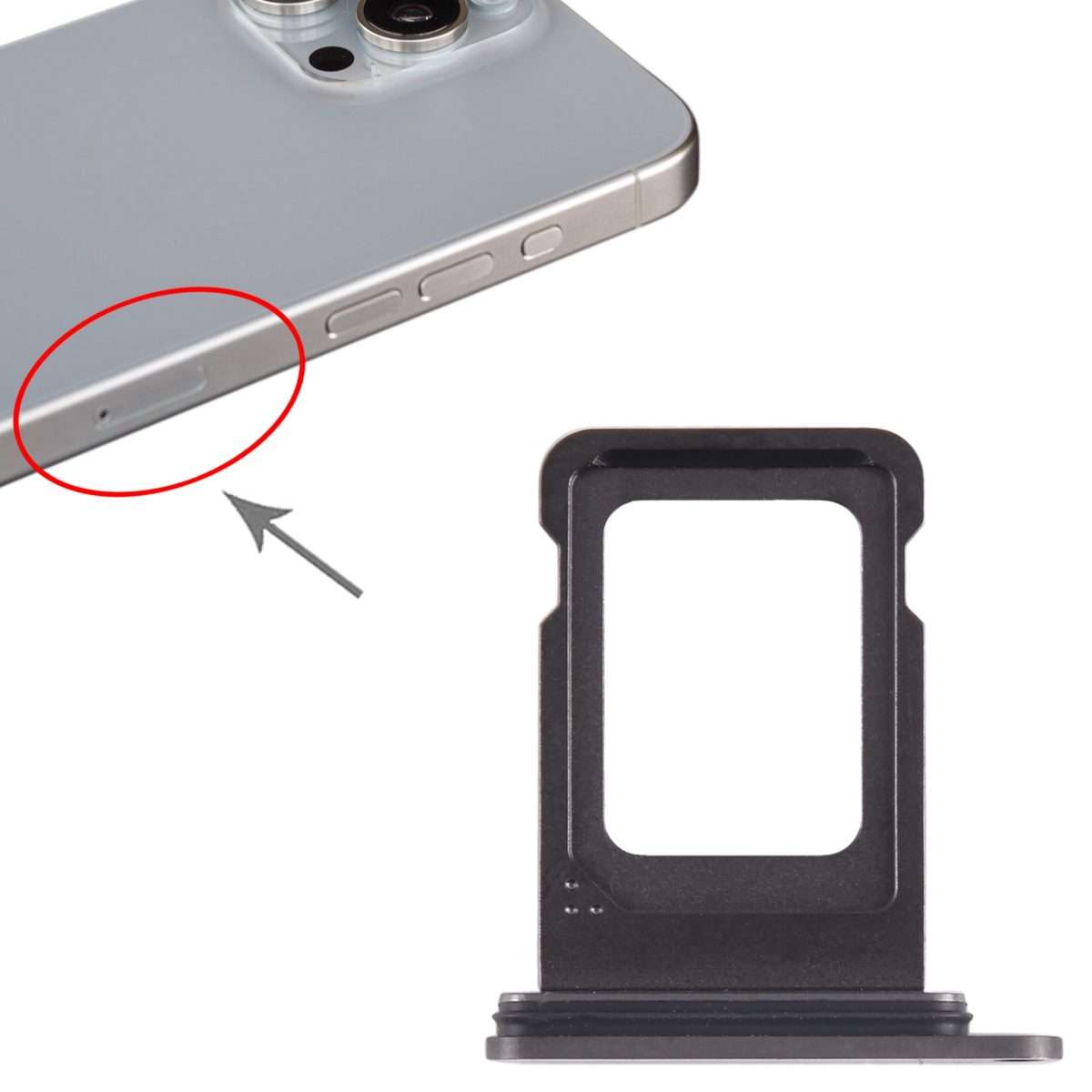 For iPhone 15 Pro SIM Card Tray (Blue)
