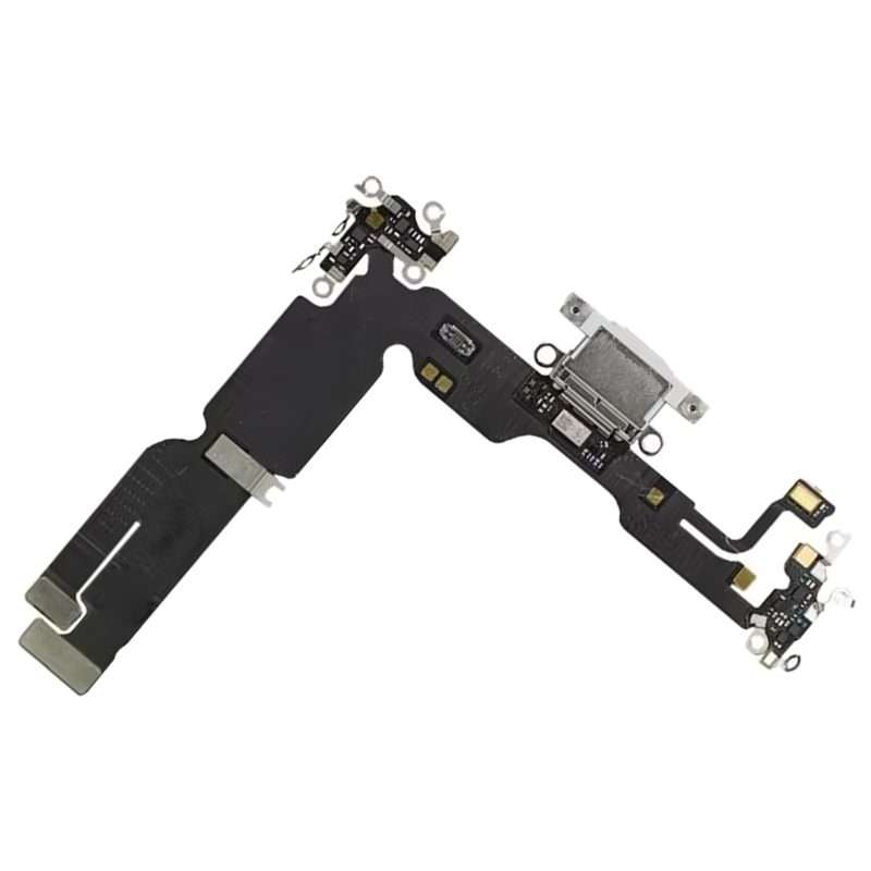 For iPhone 15 Plus Original Charging Port Flex Cable (White)