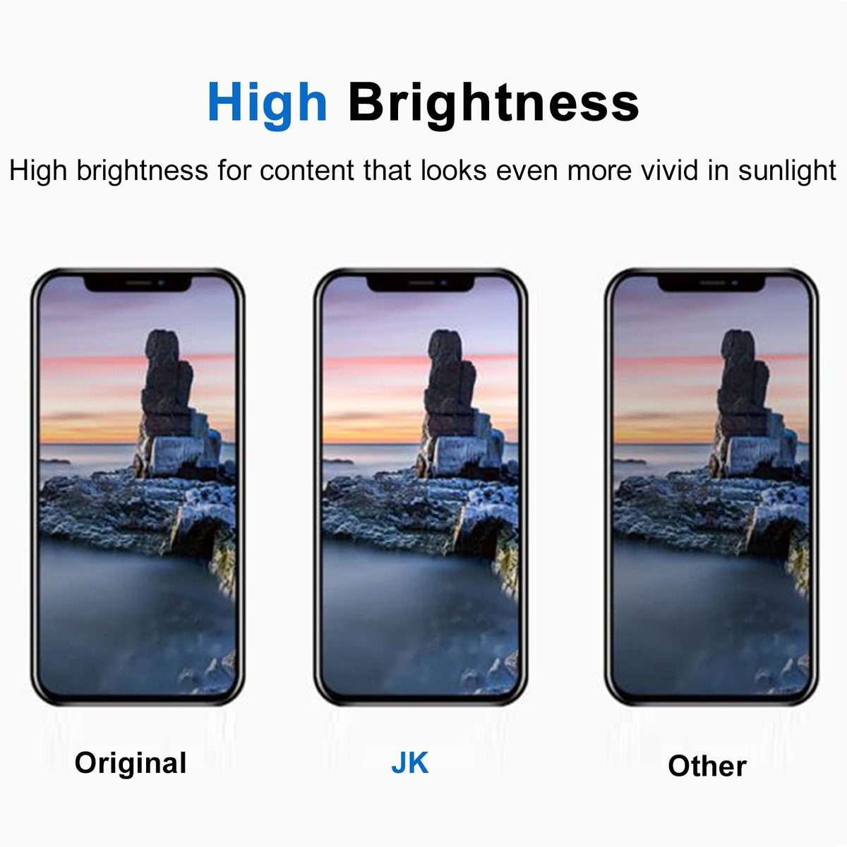 JK incell LCD Screen For iPhone 15