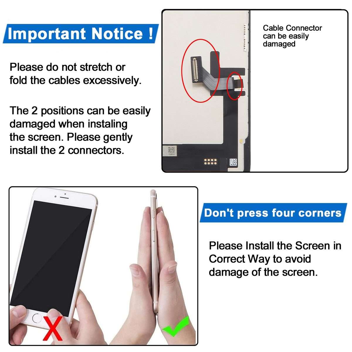 JK incell LCD Screen For iPhone 15