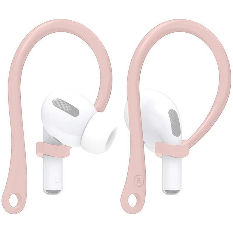 For AirPods 1 / 2 / Pro Anti-lost Silicone Earphone Ear-hook(Pink)