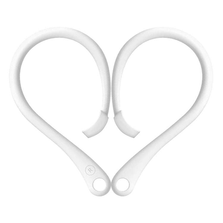 For AirPods 1 / 2 / Pro Anti-lost Silicone Earphone Ear-hook(White)