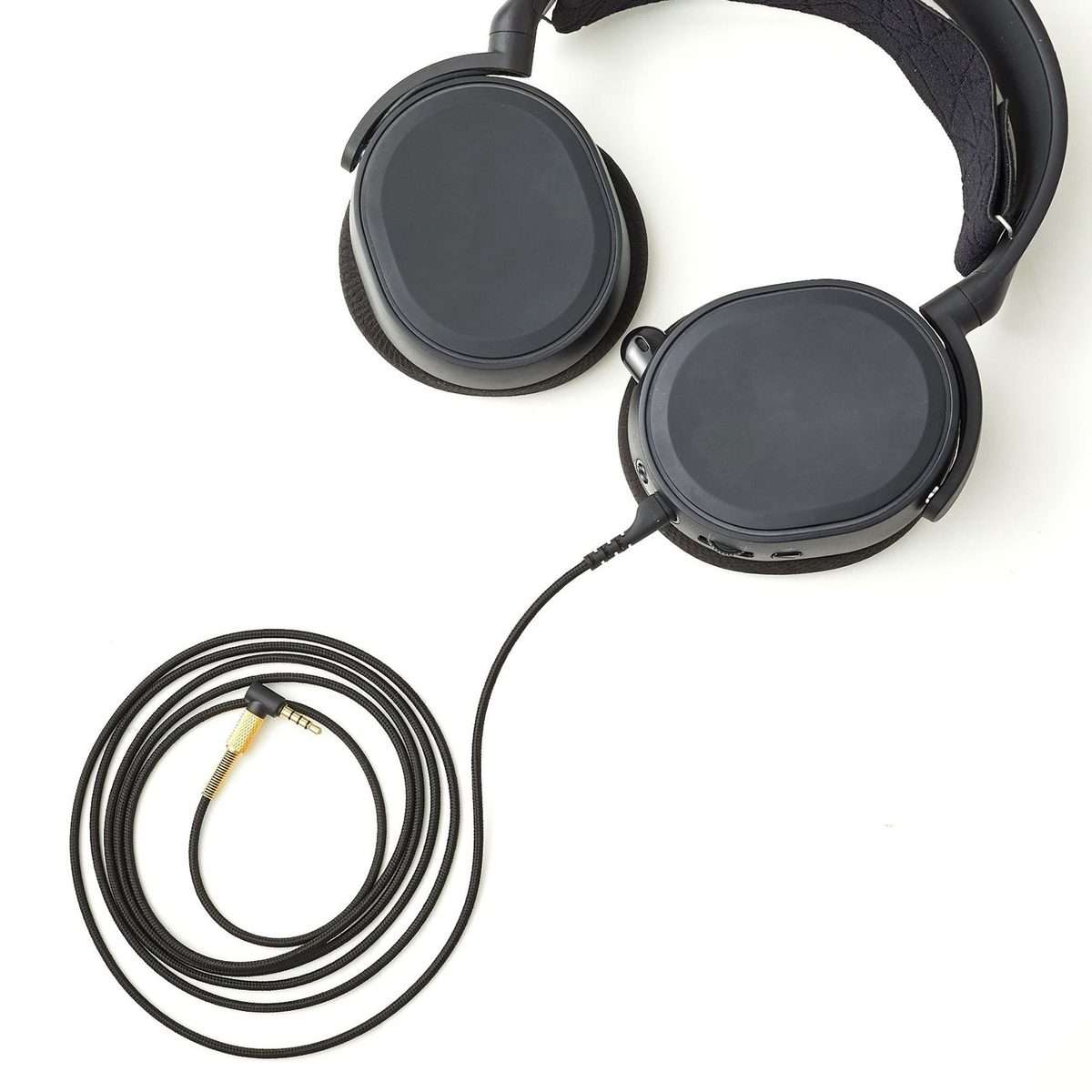 ZS0170 Headphone Audio Cable for SteelSeries Arctis 3 5 7 Pro (Black)