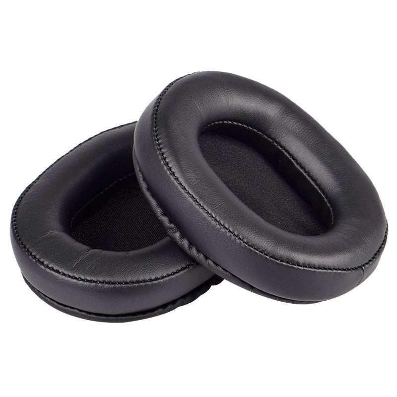 1 Pair Leather Sponge Protective Case for Steelseries Arctis 3 Pro / Ice 5 / I ... (Black Leather)