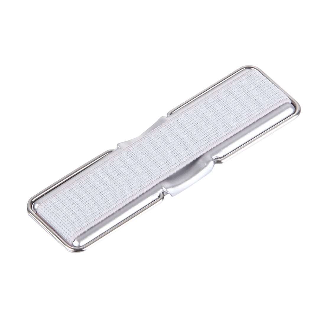 2 in 1 Adjustable Universal Mini Adhesive Holder Stand + Slim Finger Grip, Size: 7.3 x ... (Grey)
