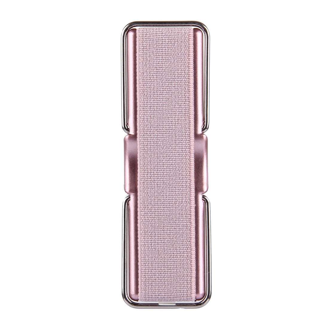 2 in 1 Adjustable Universal Mini Adhesive Holder Stand + Slim Finger Grip, Size: 7 ... (Rose Gold)