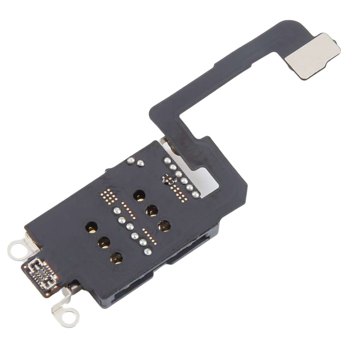 For iPhone 16 Single SIM Card Holder Socket with Flex Cable