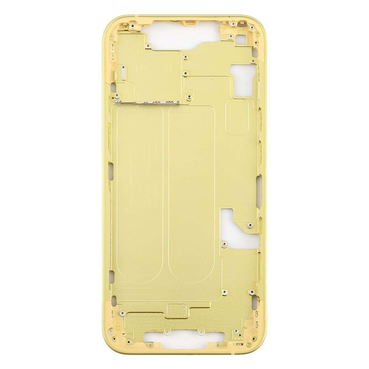 For iPhone 14 Middle Frame Bezel Plate (Yellow)