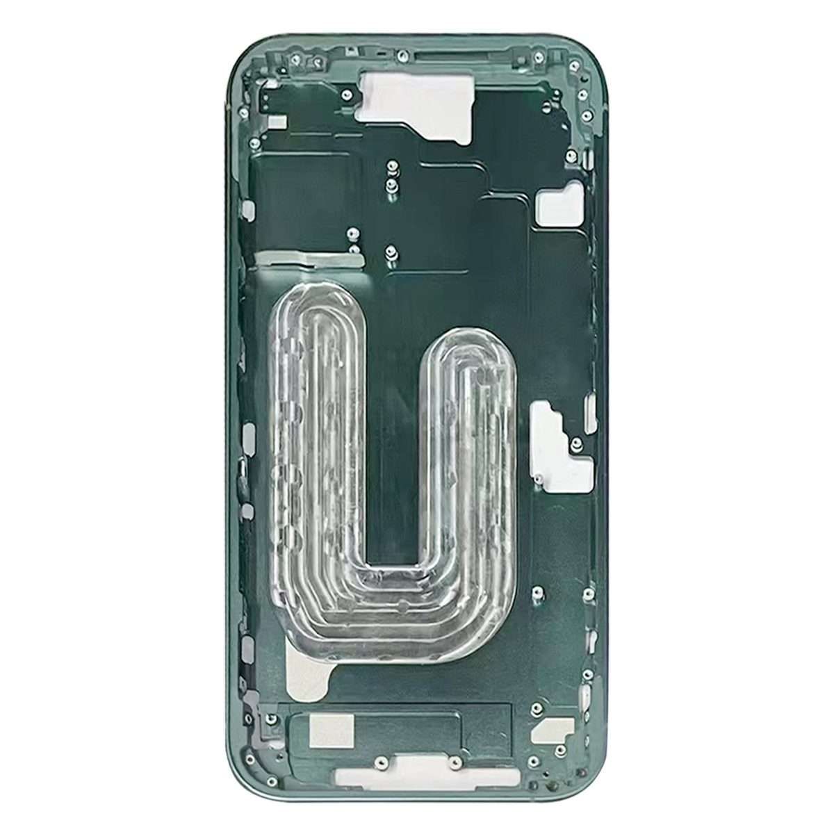 For iPhone 16 Middle Frame Bezel Plate (Green)