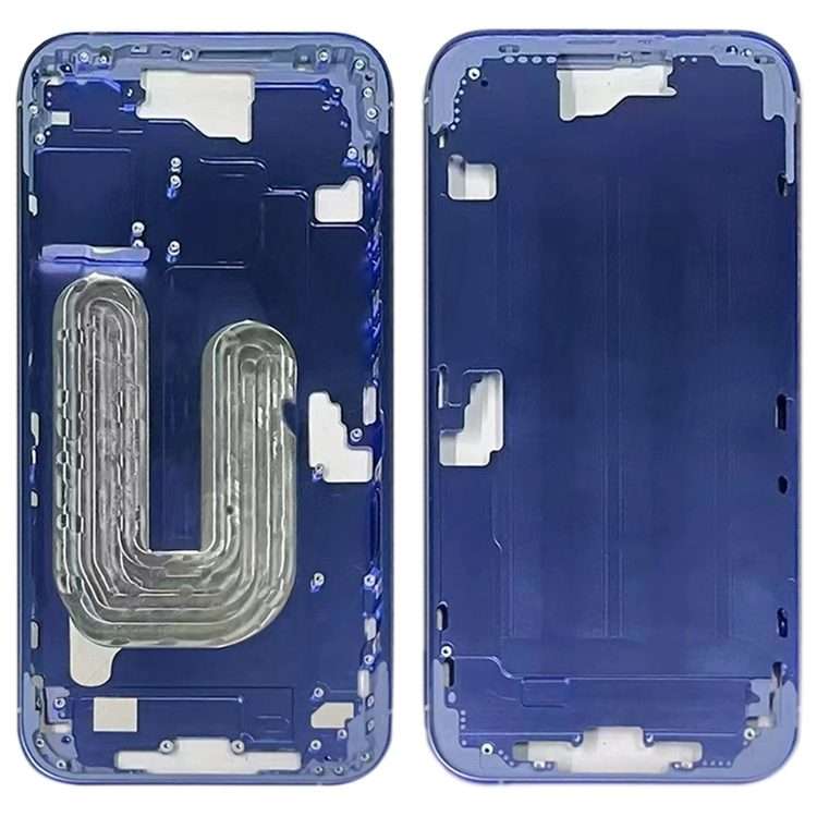 For iPhone 16 Plus Middle Frame Bezel Plate (Blue)