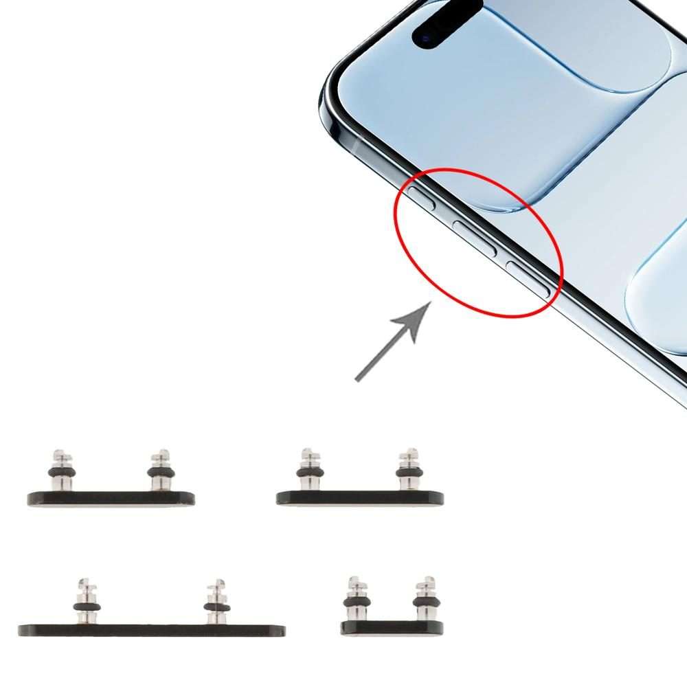 For iPhone Air Power Button and Volume Control Button (Black)