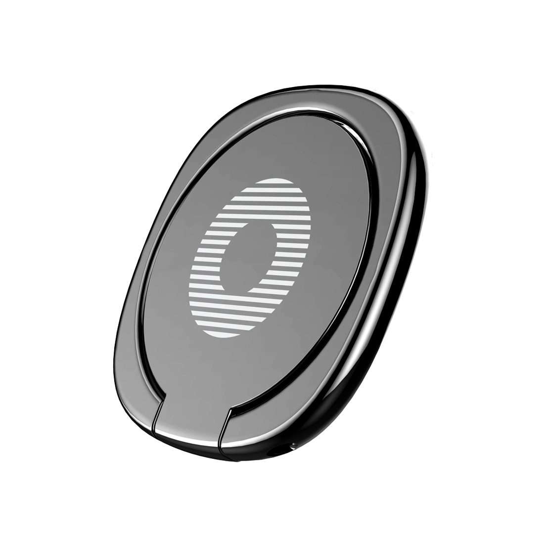2pcs Universal 360 Degrees Rotatable Privity Metal Ring Holder Bracket for iPhone, Sam ... (Black)