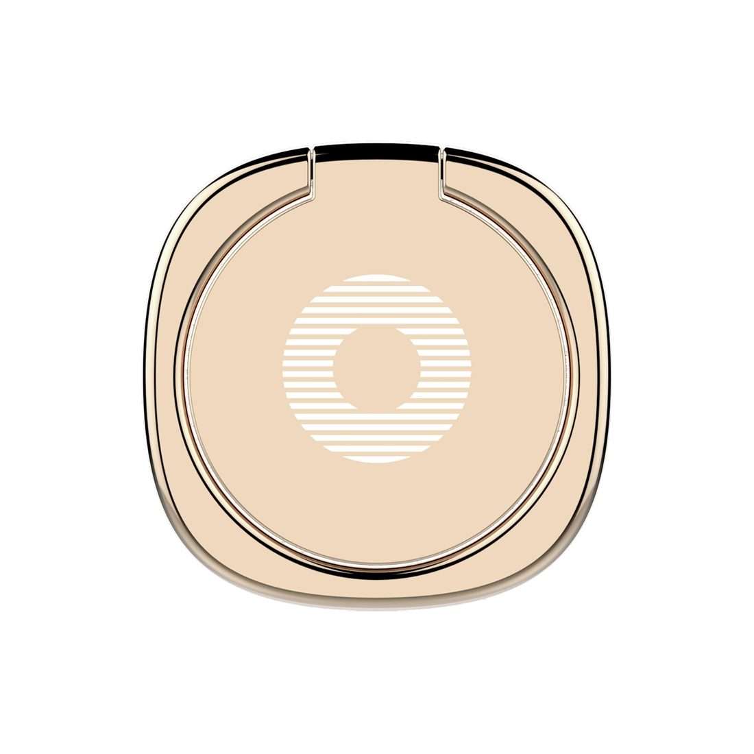 2pcs Universal 360 Degrees Rotatable Privity Metal Ring Holder Bracket for iPhone, Sams ... (Gold)