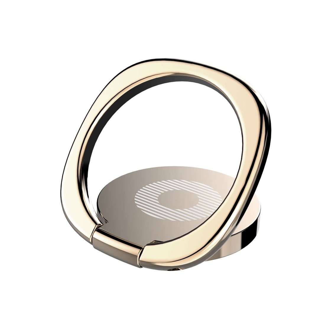 2pcs Universal 360 Degrees Rotatable Privity Metal Ring Holder Bracket for iPhone, Sams ... (Gold)