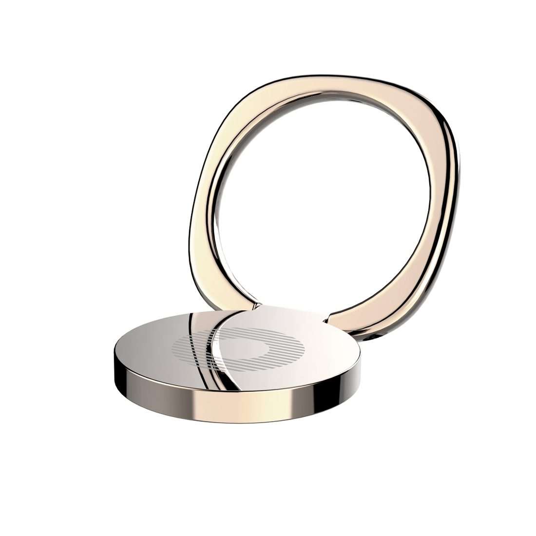 2pcs Universal 360 Degrees Rotatable Privity Metal Ring Holder Bracket for iPhone, Sams ... (Gold)