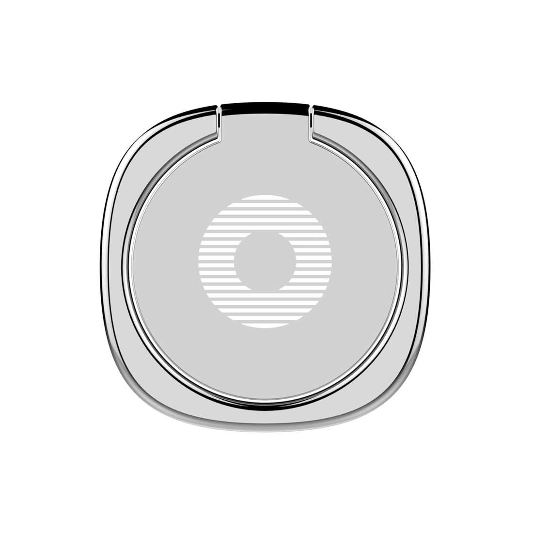 2pcs Universal 360 Degrees Rotatable Privity Metal Ring Holder Bracket for iPhone, Sa ... (Silver)