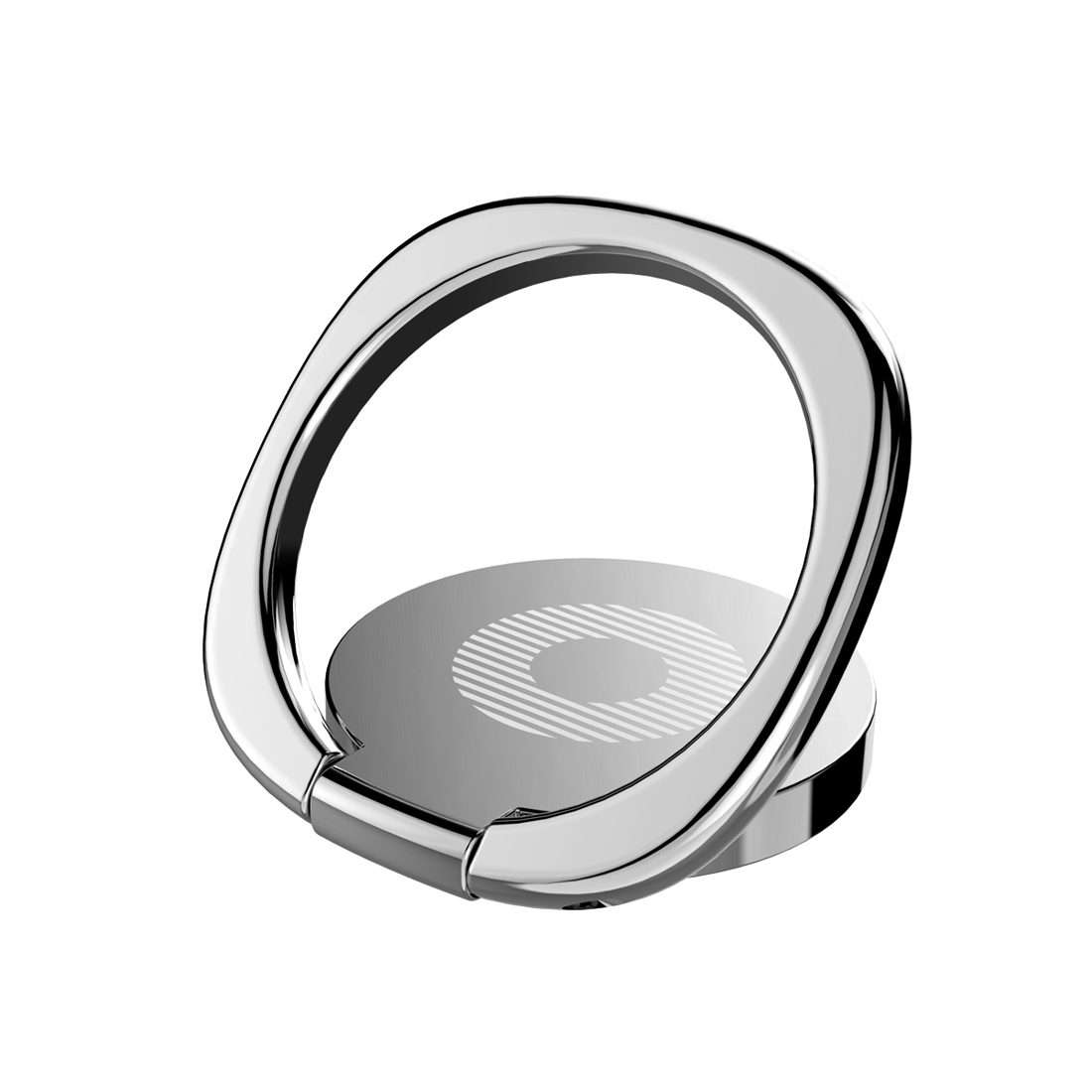 2pcs Universal 360 Degrees Rotatable Privity Metal Ring Holder Bracket for iPhone, Sa ... (Silver)