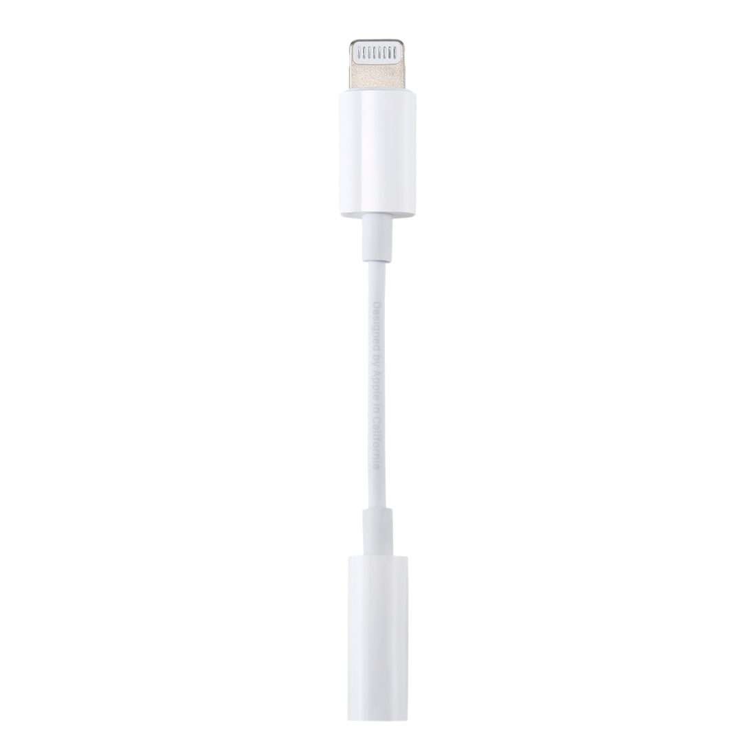 8 Pin 3.5mm Earphone Audio Adapter, Line Length: 8cm(White)