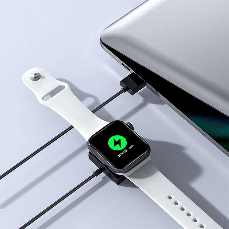 adj-981 Portable Magnetic Wireless Charger for Apple Watch (Black)