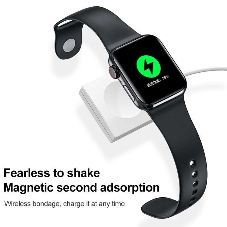adj-981 Portable Magnetic Wireless Charger for Apple Watch (Black)