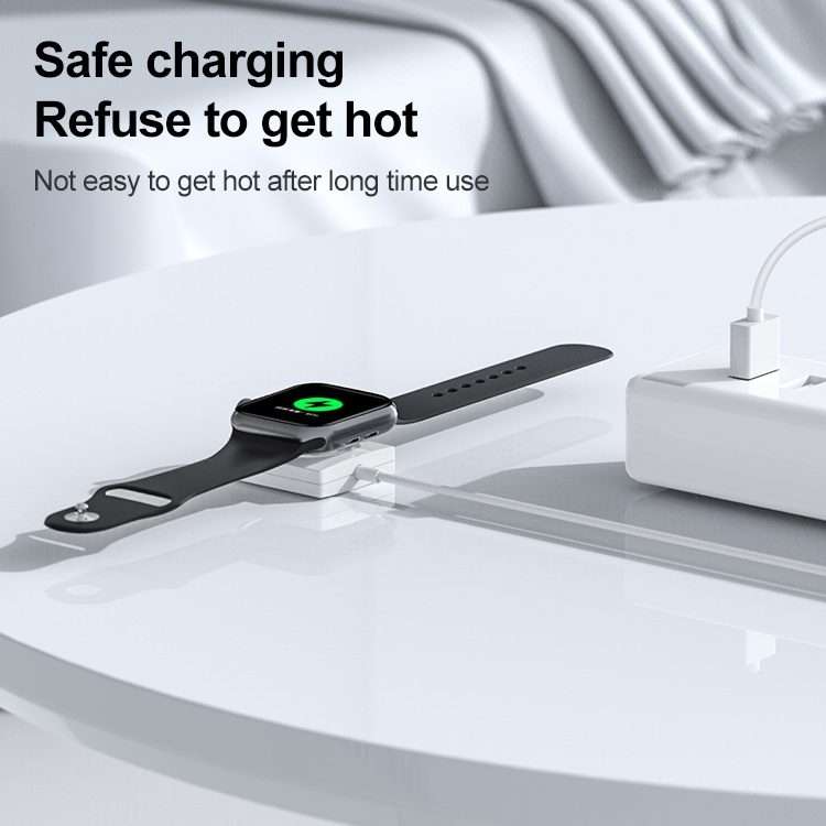 adj-981 Portable Magnetic Wireless Charger for Apple Watch (White)