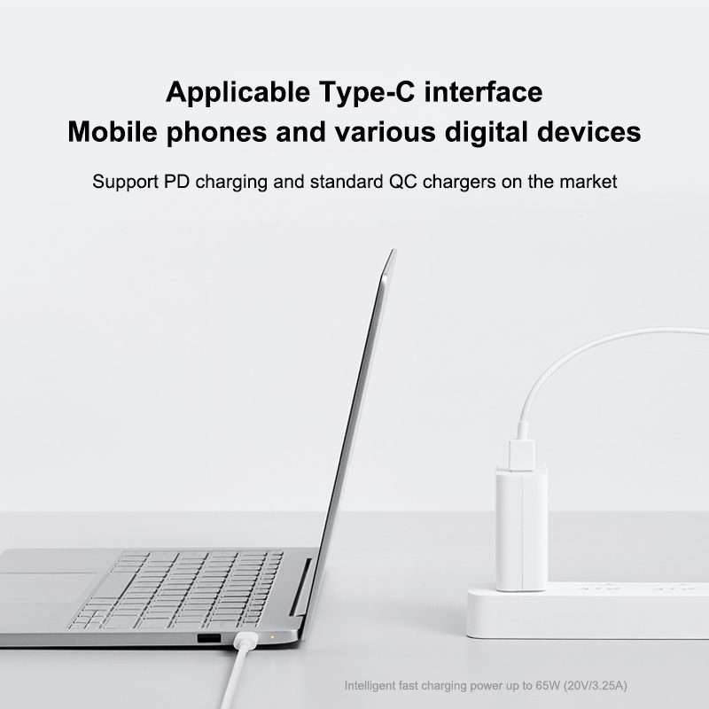 Original Xiaomi 6A USB to USB-C / Type-C Fast Charging Data Cable, Length: 1m