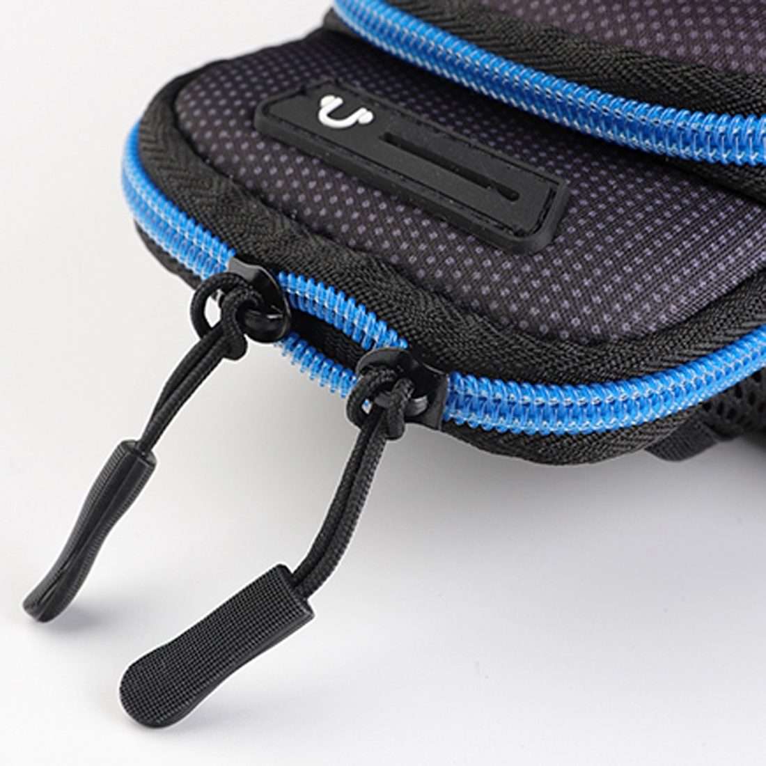 Multi-functional Universal Double Layer Zipper Sport Arm Case Phone Bag with Earphone ... (Black)