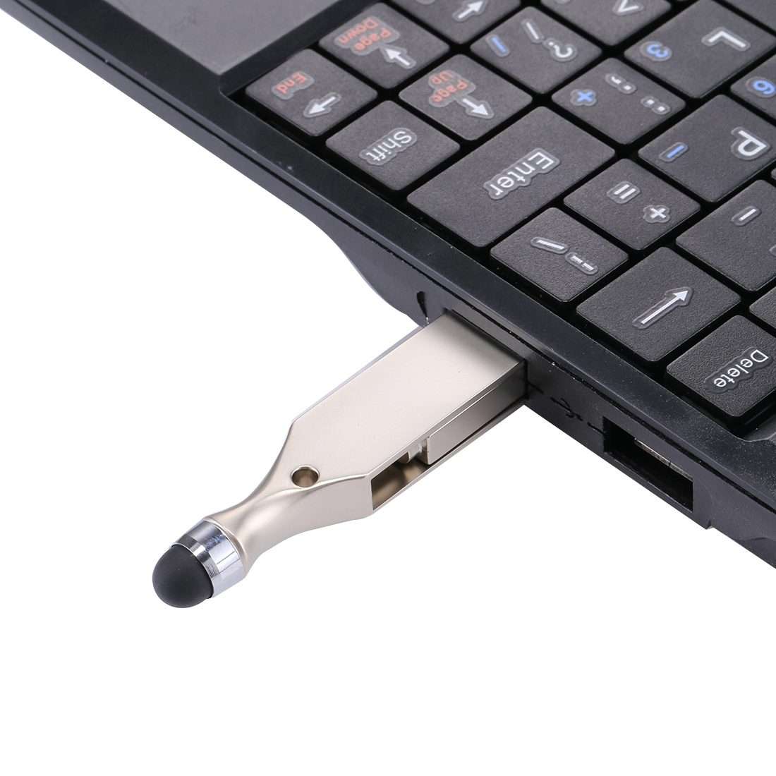 RQW-10E 2 in 1 USB 2.0 & 8 Pin 16GB Flash Drive with Stylus Pen