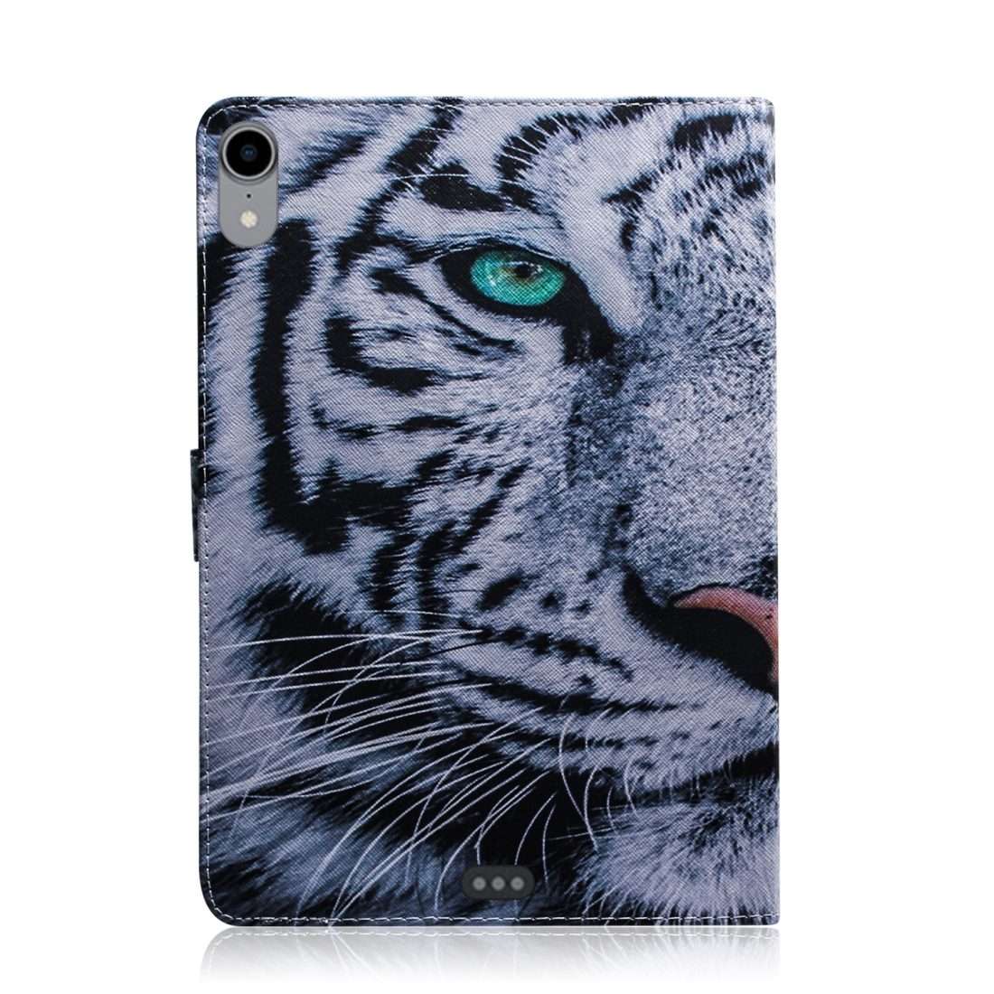 Tiger Pattern Horizontal Flip Leather Case for iPad Pro 11 inch (2018), with Holder & Card Slot &