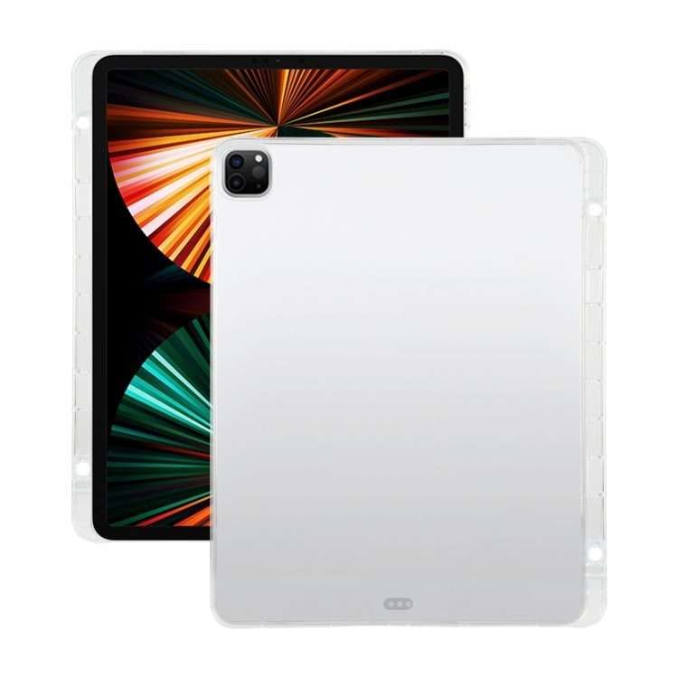For iPad Pro 12.9 2022 / 2021 Transparent All-inclusive TPU Silicone Anti-drop Protective Tablet C