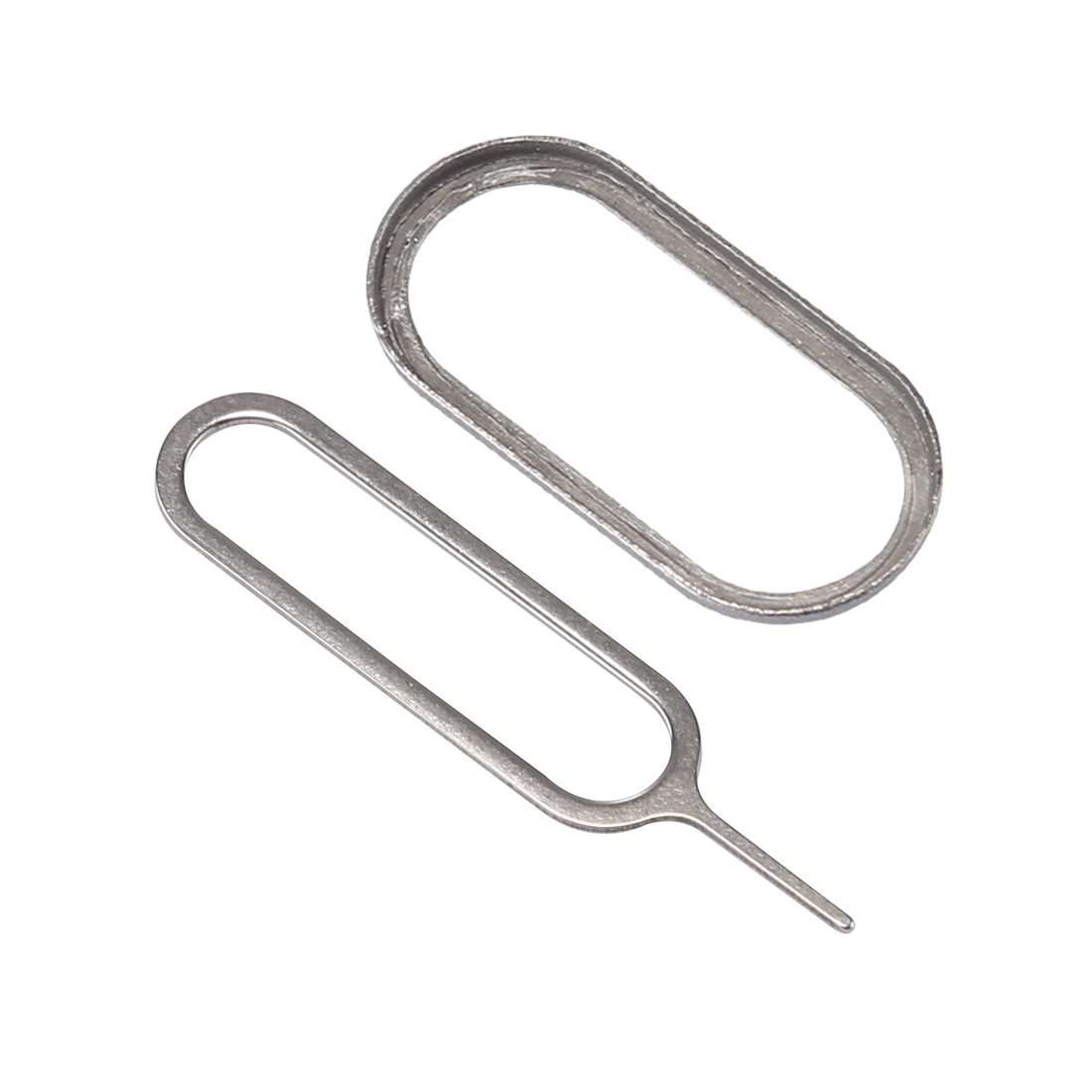For iPhone X Rear Camera Lens Protection Ring Cover with Tray Eject Tool Needle(Silver)