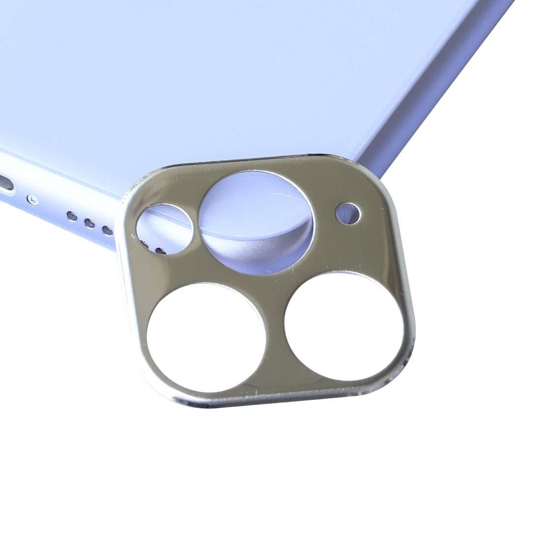 Aluminum Alloy Camera Lens Protector for iPhone 11 Pro / 11 Pro Max(Silver)