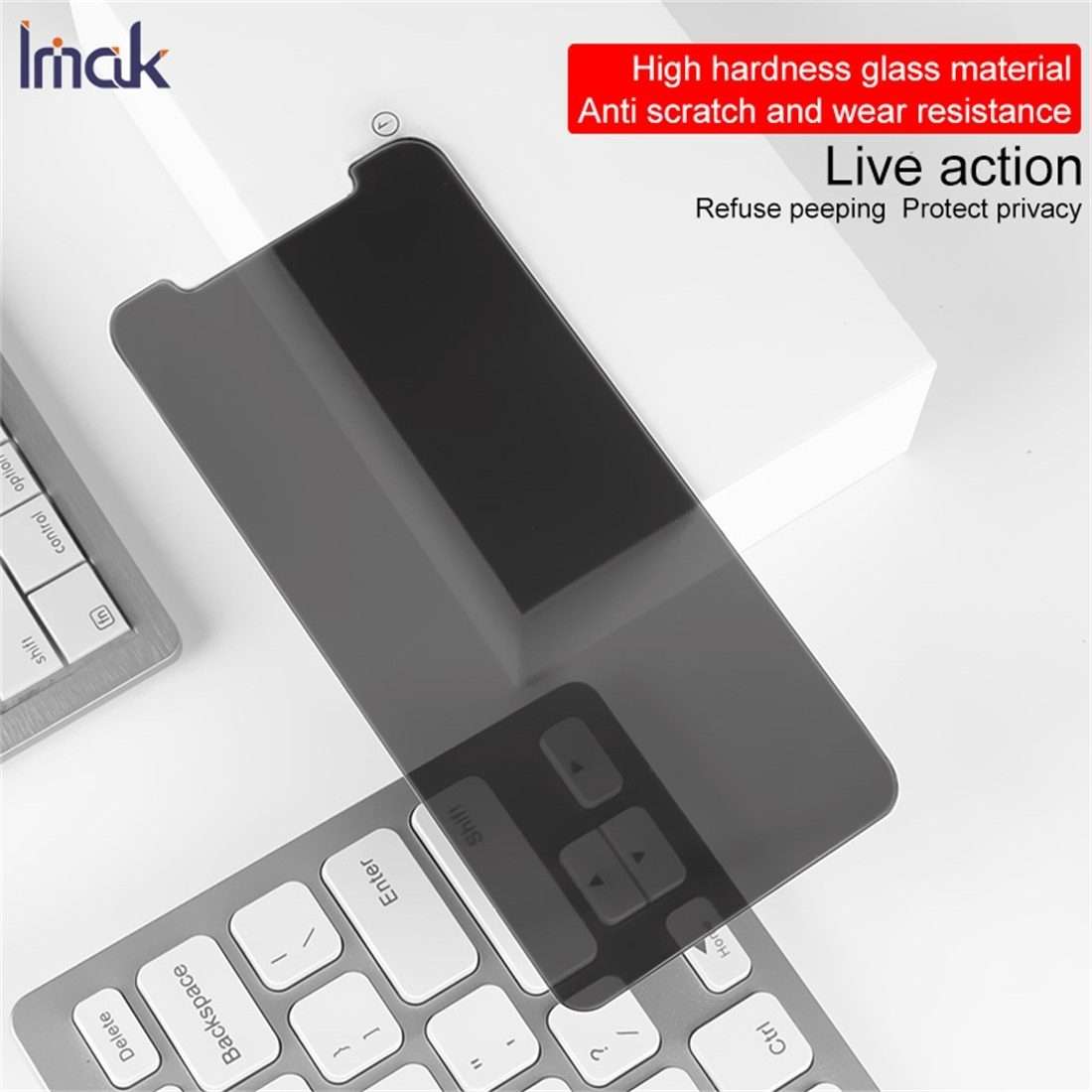 For iPhone 11 Pro Max IMAK 9H Anti-glare Tempered Glass Film