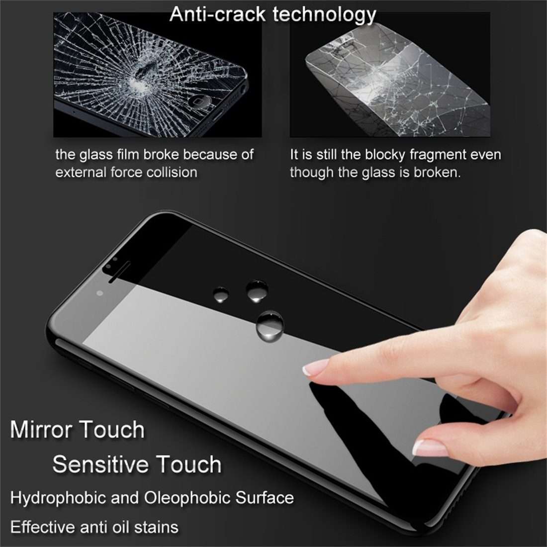 For iPhone 11 Pro Max IMAK 9H Anti-glare Tempered Glass Film