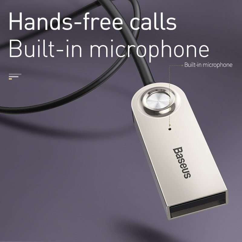 Baseus USB Wireless Audio Adapter Cable(Black)