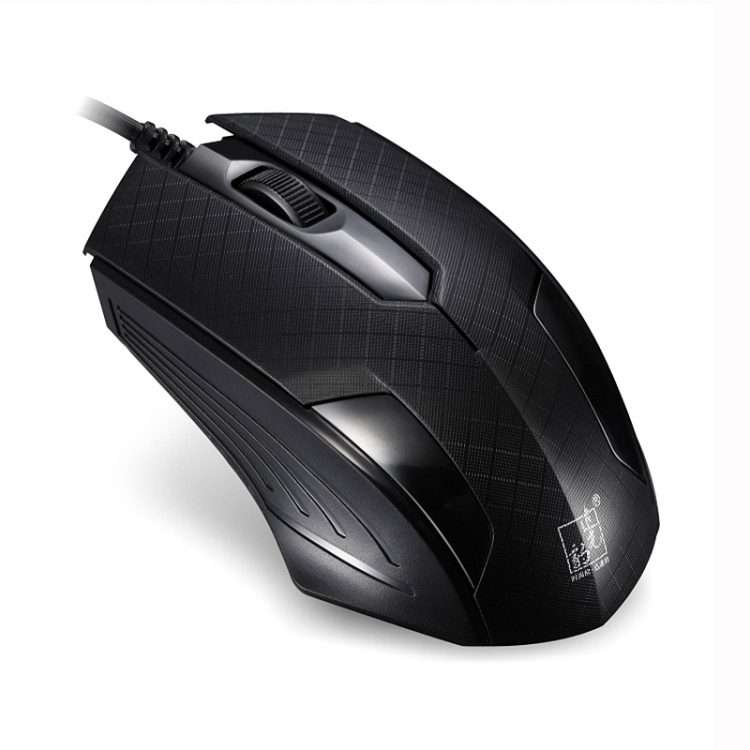 Chasing Leopard 129 USB Universal Wired Optical Gaming Mouse with Counter Weight, Leng ... (Black)