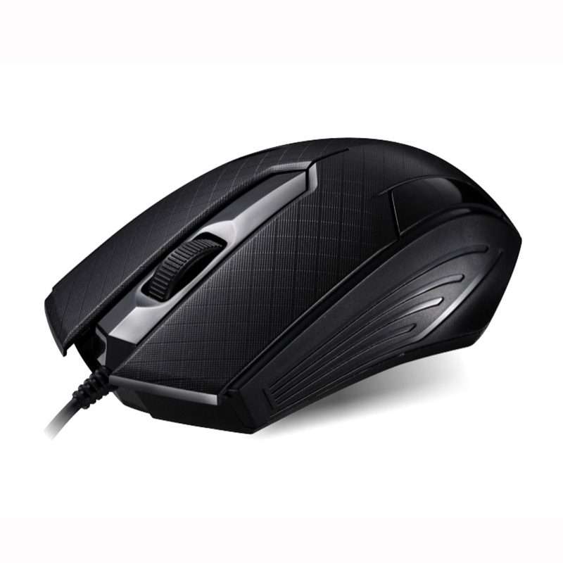 Chasing Leopard 129 USB Universal Wired Optical Gaming Mouse with Counter Weight, Leng ... (Black)