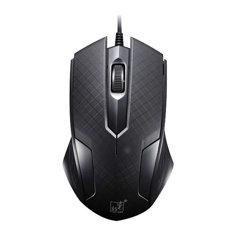 Chasing Leopard 129 USB Universal Wired Optical Gaming Mouse with Counter Weight, Leng ... (Black)