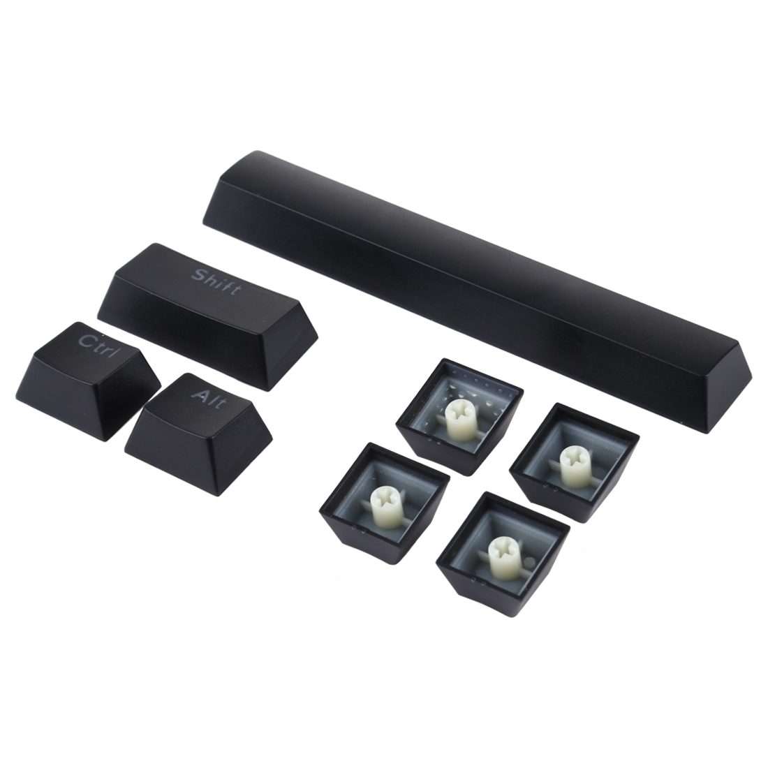 ABS Translucent Keycaps, OEM Highly Mechanical Keyboard, Universal Game Keyboard (Black)