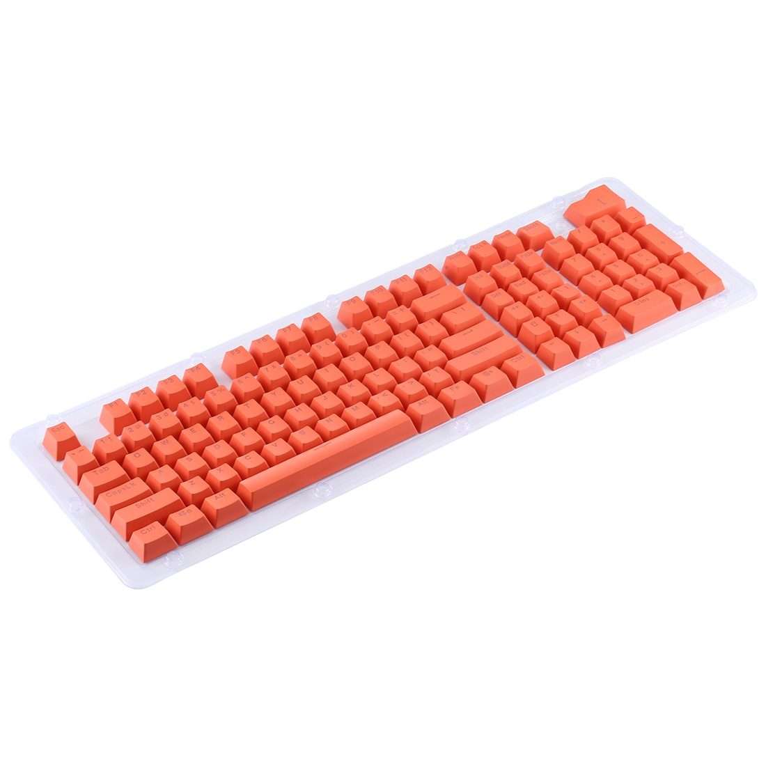 ABS Translucent Keycaps, OEM Highly Mechanical Keyboard, Universal Game Keyboard (Orange)